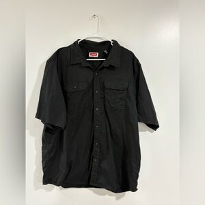Wrangler Men's Dark Button Down Shirt